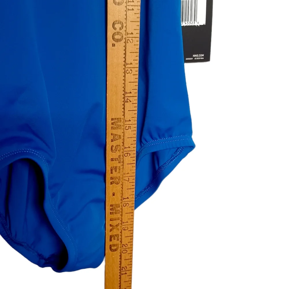 NIKE Vibrant Royal Blue One Piece Racerback Swimsuit X-Small NWT (6-8 yrs)